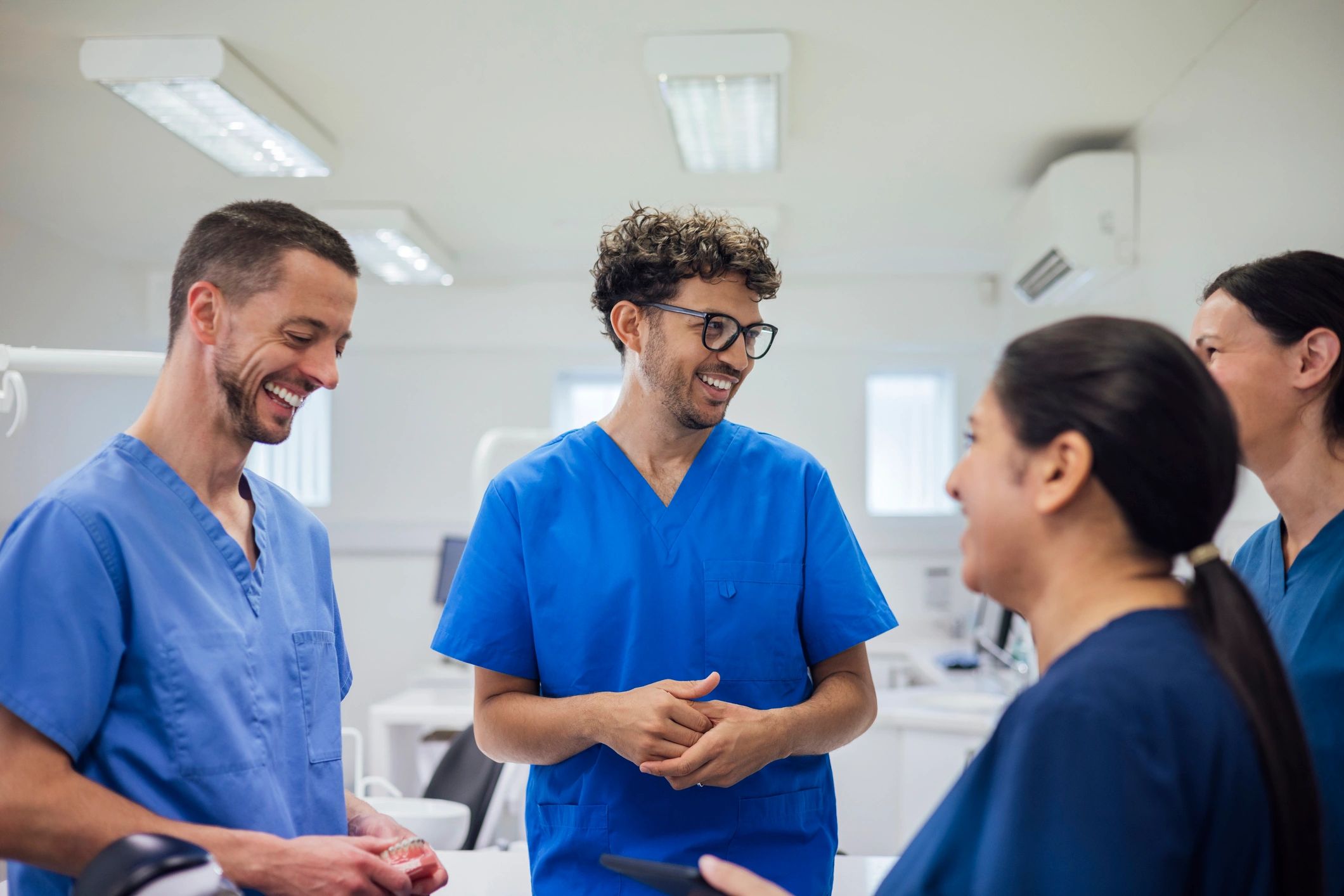 Healthcare professional representing network coordination